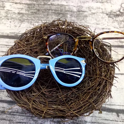 Ротанговые очки с имитацией птичьего гнезда, украшения для магазина, украшения для витрин магазина одежды, персонализированные очки, реквизит для фотографии