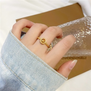 12款可选【周家】大福3D黄金999戒指指环