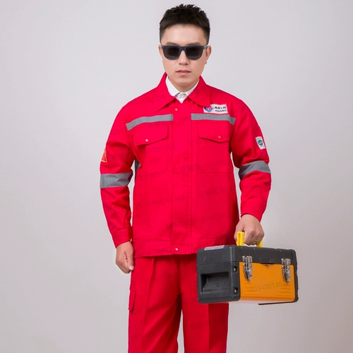 Осенний хлопковый светоотражающий износостойкий комбинезон, прямые продажи с завода