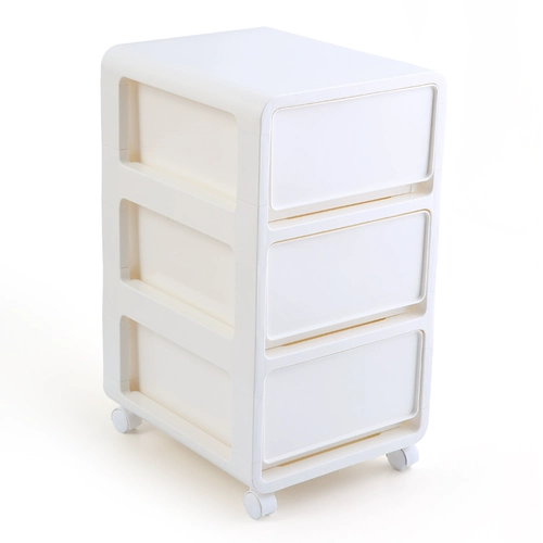 Нарисуйте шкаф для хранения пластикового шва -типа с прикроватными для хранения таблицы