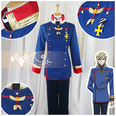 taobao agent [Free Wind] Royal Teacher Heine COS service Victor Von Grayzlei Uniform Men's Clothing