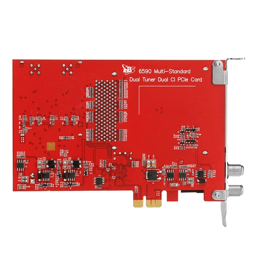 TBS6590 Стандартный двойной входной входной слот PCIe Радио и телевизор