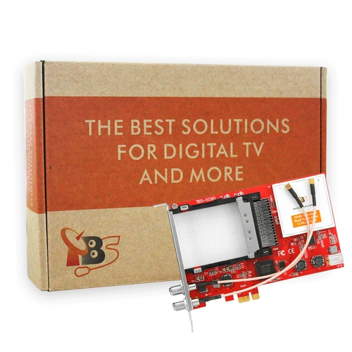 TBS6590 Стандартный двойной входной входной слот PCIe Радио и телевизор