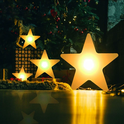 Светодиодная светящаяся звезда, уличная креативная луна, табурет с пятиконечной звездой, свадебный фестиваль, событие, красивая звезда, украшение