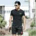 Quân đội ngoài trời nguồn cung cấp quạt quần áo ngắn tay cổ tròn Trung Quốc T-Shirt cotton chặt chẽ-phù hợp đàn hồi hình thở phù hợp với Những người đam mê quân sự hàng may mặc / sản phẩm quạt quân đội