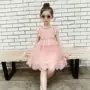Mùa hè 2019 Cô gái Openwork Ren Công chúa Váy Đầm thoáng khí Gạc gạc Tiên nữ Váy - Váy bexinhshop shop