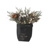 Вставки кожаные бумажные пакеты сухой цветок декоративный цветок