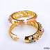 Đích thực Bắc Kinh cloisonne vòng đeo tay nữ phong cách quốc gia mạ vàng bracelet retro trang sức thời trang ngày món quà của mẹ Vòng đeo tay Cuff