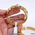 Đích thực Bắc Kinh cloisonne vòng đeo tay nữ phong cách quốc gia mạ vàng bracelet retro trang sức thời trang ngày món quà của mẹ