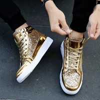 Nhà tạo mẫu tóc giày thủy triều bạc cao cấp giày nam giúp vàng giản dị giày nam hip-hop phiên bản Hàn Quốc của xu hướng hoang dã top giày sneaker nam