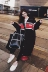[Miss SASA] tùy chỉnh chữ màu đỏ quá khổ oversi dài Hàn Quốc phiên bản của bánh mì dịch vụ quần áo cotton