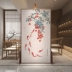 Tùy chỉnh 
            phong cách Trung Quốc mới chín cá màn hình vách ngăn lối vào phòng khách lối vào nhà khách sạn văn phòng chặn màn hình ghế di động bằng gỗ vách trang trí phòng thờ 