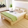 Pine 1 m giường gỗ rắn gỗ 1,35 m giường loại giường đôi 1,8 m 2 m cạnh giường ngủ bằng gỗ giường 1,5 giuong ngu