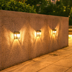 Стены стиральная света 太阳能暖光氛围钨丝壁灯门柱室外阳台洗墙灯户外篱笆灯照明小夜灯