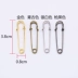 Pin lớn pin 38MM kim loại pin thảm pin nút lớn áo len áo choàng len khăn choàng trang trí - Trâm cài ghim cài áo vest nam Chanel Trâm cài