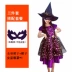 Trẻ em trang phục Halloween bé gái cos hóa trang hiệu suất phù thủy công chúa váy phù thủy nhỏ trình diễn trang phục 