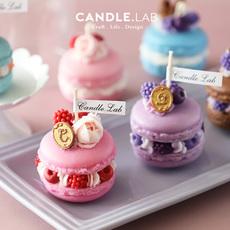 Ароматерапия DIY материалы/инструменты candle.lab | 马卡龙半颗diy香薰蜡烛扩香手工硅胶模具26