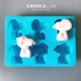 CANDLE.LAB | Snoopy DIY Hương liệu thạch cao Nến mở rộng Hương thơm Handmade Car Silicone Khuôn 27 khuôn bánh khọt