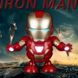 Танцующая электрическая игрушка, робот для мальчиков, популярно в интернете, Железный Человек, капитан Америка