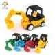 4 8810 Действие экскаватора желтый, зеленый, синий и красный 4