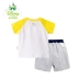 Quần áo trẻ em Disney phù hợp với bé trai mùa hè cotton hở vai Quần áo trẻ em tay ngắn phù hợp với quần áo đi chơi 172T682 - Phù hợp với trẻ em