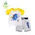 Quần áo trẻ em Disney phù hợp với bé trai mùa hè cotton hở vai Quần áo trẻ em tay ngắn phù hợp với quần áo đi chơi 172T682 - Phù hợp với trẻ em