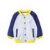 Quần áo trẻ em Disney áo khoác cotton mùa xuân và mùa thu bóng chày đồng phục màu tương phản khâu áo khoác trẻ em 191S1089 - Áo khoác