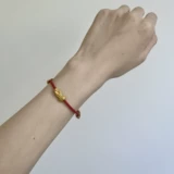 Золотой маленький аксессуар, 3D, на удачу, золото 24 карат