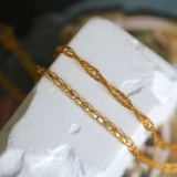 [Маленькие декоративные украшения] Пятно 999 Foot Gold, воздух Super Flash 5G Gold Bracelet Special Craft Design Sense модный