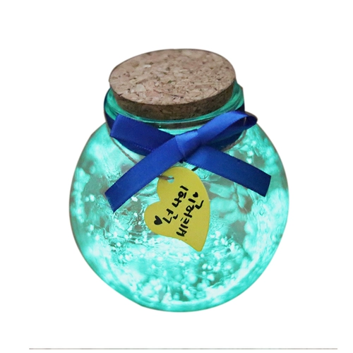 Ночная -свет, желание бутылочки, измеряющая маленькая пентаграмма