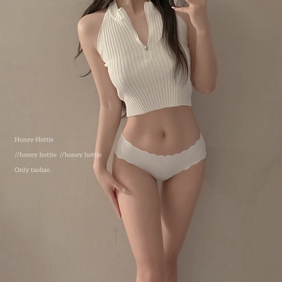 taobao agent Summer thin silk colored underwear, no trace