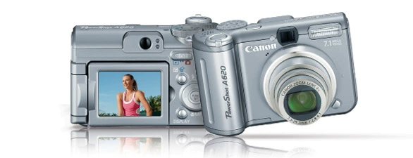 Thẻ ID ảnh Canon Canon PowerShot A620 máy ảnh gốc được sử dụng với nguồn điện - Máy ảnh kĩ thuật số