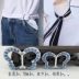 Hàn quốc phiên bản của chiếc khăn lụa đơn giản khóa cao cấp t 桖 khóa hoang dã trâm khăn choàng khóa góc knots khóa phụ kiện Trâm cài