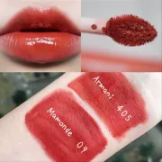 Hàn Quốc Mamonde Giấc mơ Trang điểm Lip Glaze Lip Gloss Lip Gloss Lip Gloss Số 9 Đất Orange Bí ngô Màu Lipstick Không Decolorize