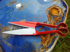 Ножницы 德国钢材手动羊毛剪电动羊毛剪推子好剃羊毛耗牛马鬃毛大长弹簧剪