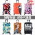 Vỏ hành lý khóa kéo màu rắn thời trang xách tay du lịch trường hợp bao gồm hành lý bìa bảo vệ mặc dễ thương không thấm nước cá tính mua vali kéo Vali du lịch