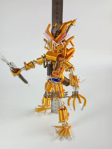 Монстр, робот, большое украшение, металлическая детская игрушка, подарок на день рождения
