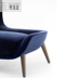 Fang Yuzheng cá tính sáng tạo đồ nội thất thiết kế ghế Bắc Âu lười biếng ghế ngồi có thể ngả phòng khách đơn giản hiện đại net ghế đỏ Đồ nội thất thiết kế