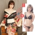 Nhật sexy đồ lót Ice Silk kimono áo choàng tắm sexy quần áo ngủ trong suốt Sao đồng phục đồ lót nóng cám dỗ áo cưới váy đầm