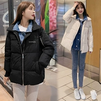 Senma mùa đông xuống cotton nữ quần áo cotton ngắn áo khoác nhỏ 2019 mới bf dịch vụ bánh mì Hàn Quốc - Bông áo phao lông vũ nữ hàn quốc