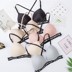 Tam giác Cup sexy phần mỏng vẻ đẹp backless đồ lót nữ ngực nhỏ trên bộ sưu tập của bộ bikini chữ tối sọc áo ngực Bikini