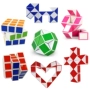 Sức mạnh trí tuệ của trẻ em thứ ba-thứ tự của Rubik cube 24 phân khúc ma thuật cai trị trò chơi ghép hình 3-4-5-6 tuổi đồ chơi sinh viên bộ đồ chơi nấu ăn