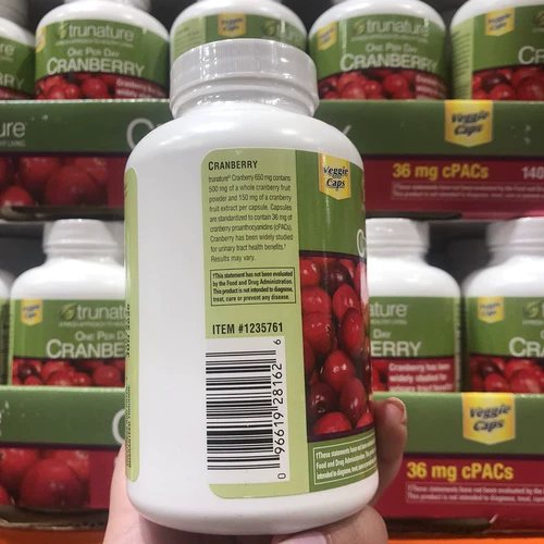 Spot/US Trunature Natural Cranberry Gynecological мочевая система защищает 140 капсул яичников
