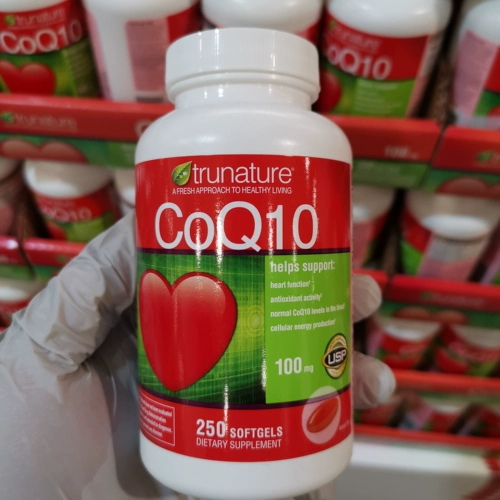 Spot Free Shipping US Trunature Apzyme Q10 Academy Academy Academy Cardlative Heart Heart Hearts 100 мг250 капсулы