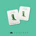 [Fly] Green Dinosaur Trâm hợp kim dễ thương Pin cổ áo Pin túi treo huy hiệu nữ sinh viên - Trâm cài cài áo vest Trâm cài