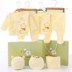 Bộ quần áo sơ sinh tháng cho bộ set đồ cotton mùa hè bé gái bé gái 0 đến 3 tháng tuổi bé gầy - Bộ quà tặng em bé bán hộp quà sơ sinh đẹp Bộ quà tặng em bé