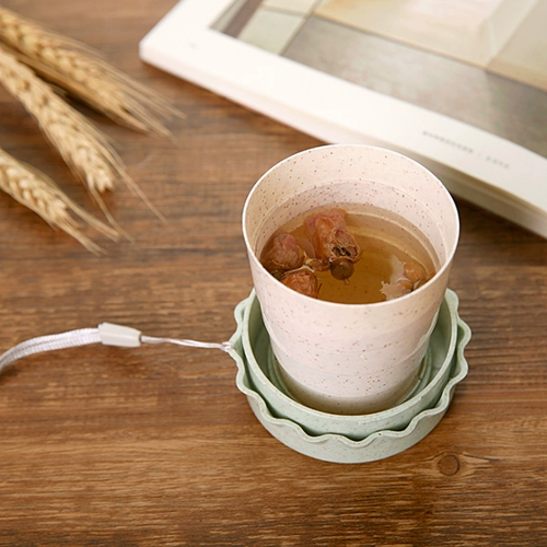 Складная чашка портативное расширение путешествий спортивная чашка Регулируемая пара расходных материалов на открытом воздухе.