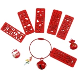 Красная деревянная подвеска ручной работы, набор материалов, защитный амулет, аксессуар, «сделай сам»