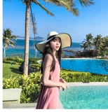 Летняя складная пляжная солнцезащитная шляпа на солнечной энергии, в корейском стиле