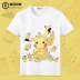 Pokemon Pokemon Pokémon Pikachu Phim Hoạt Hình Anime T-Shirt Nam và Nữ Sinh Viên Ngắn Tay Áo những hình dán cute Carton / Hoạt hình liên quan